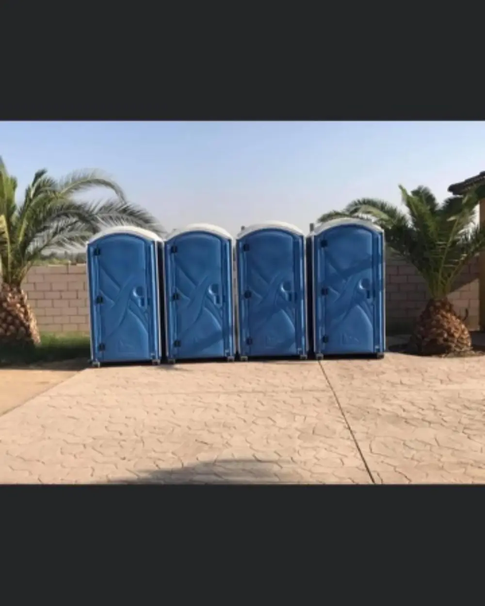 White cabin-style deluxe restroom, side view